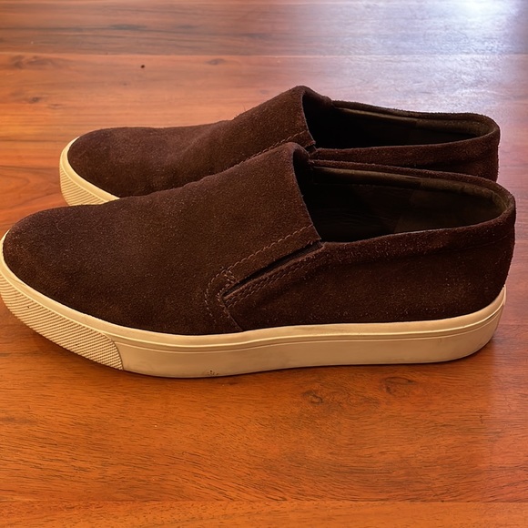 Vince Suede Slip On Shoes - Picture 4 of 12